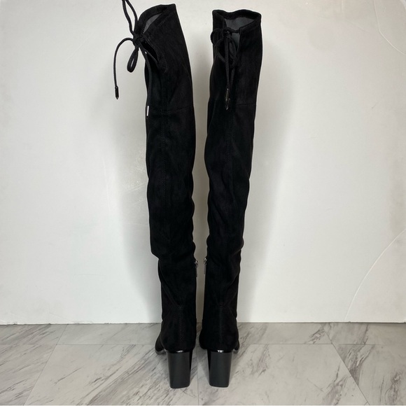 New! Marc Fisher Okun Black Pointy Toe Over the Knee Boot 8M - Picture 3 of 16